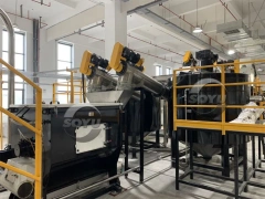 Масляный фильтр дробления и промывки и рециркуляции машина