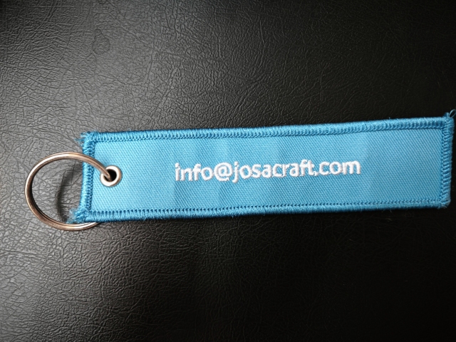 embroidery keychain