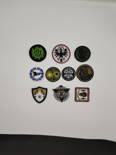 Embroidered patches
