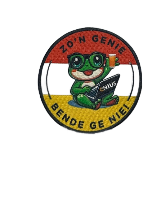 Embroidered+Printing patch