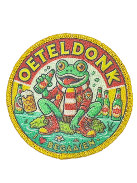 Embroidered+Printing patch