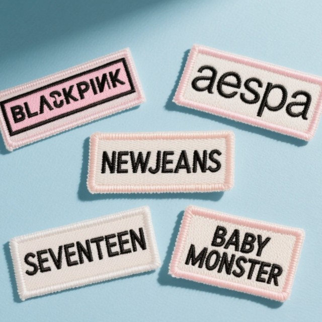 K-Pop Embroidered Patches - Custom & Printed Patches