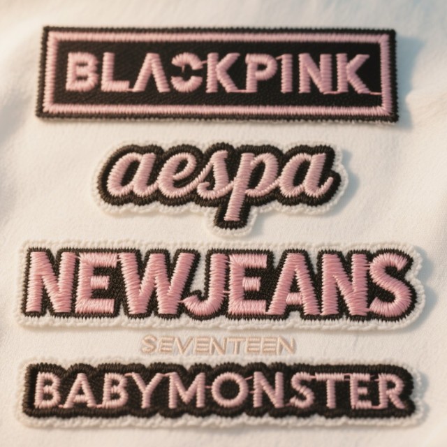 K-Pop Embroidered Patches - Custom & Printed Patches
