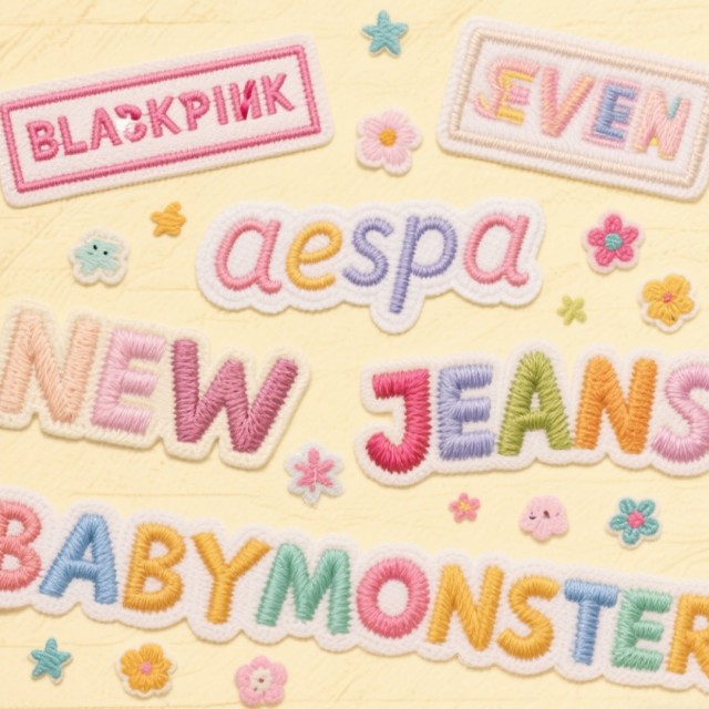 K-Pop Embroidered Patches - Custom & Printed Patches