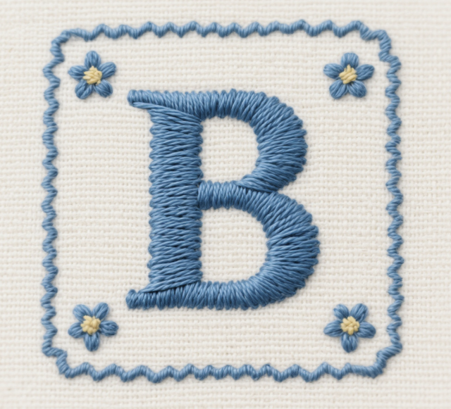 Customized Classic Letter Embroidery Patch - Durable Branding