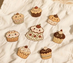Cute Food-Themed Embroidered Patches - Custom Patches