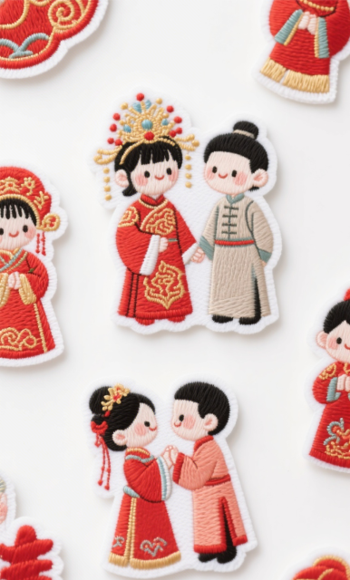 Wedding Embroidered Patches - Custom & Personalized Patches