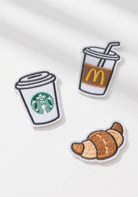 Cute Food-Themed Embroidered Patches - Custom Patches