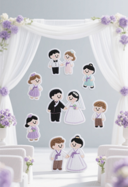 Wedding Embroidered Patches - Custom & Personalized Patches