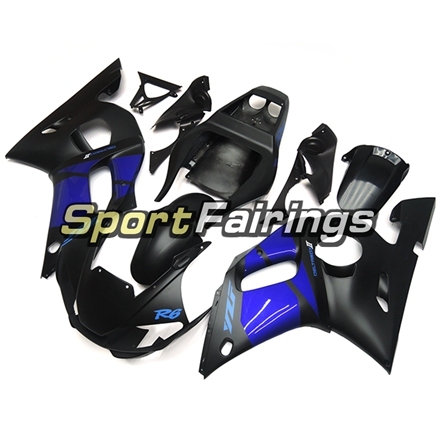 Fairing Kit Fit For Yamaha YZF R6 1998 - 2002 - Blue Black