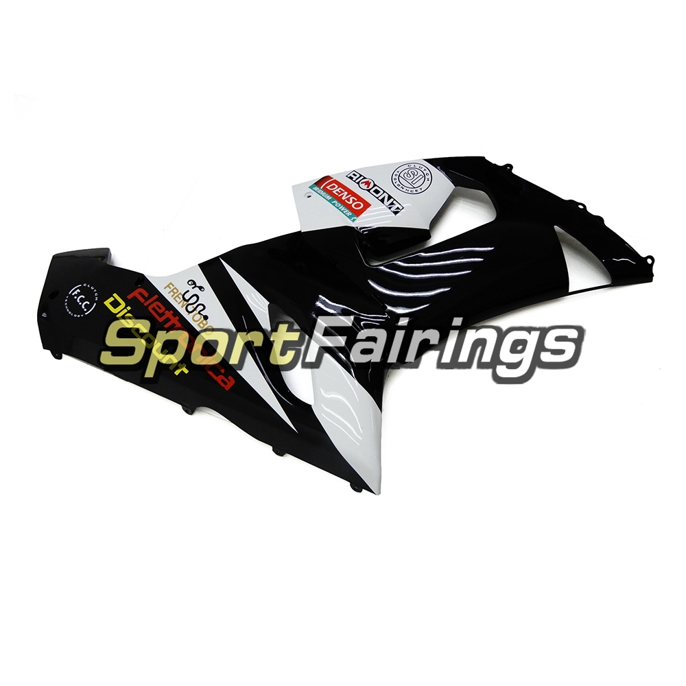 Fairing Kit Fit For Kawasaki ZX6R 2005-2006- Star Lock White Black