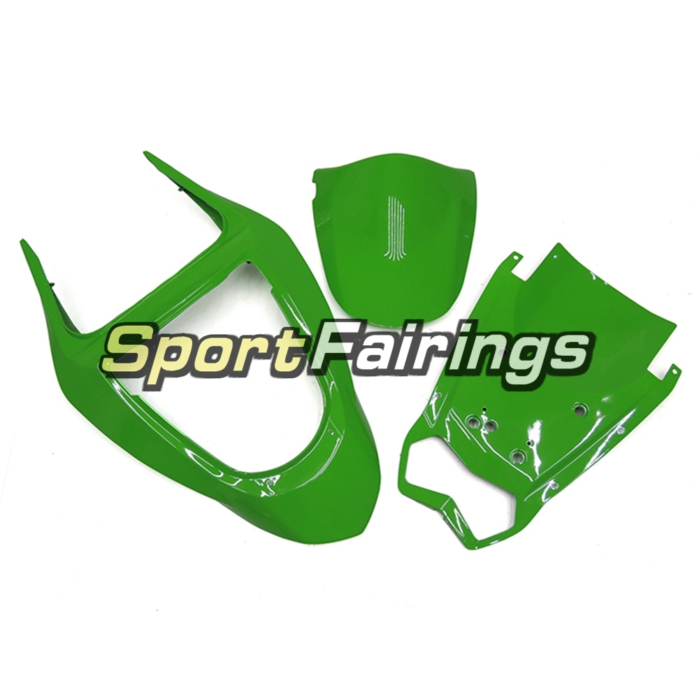 Fairing Kit Fit For Kawasaki ZX6R 2003-2004- Elf Black Green