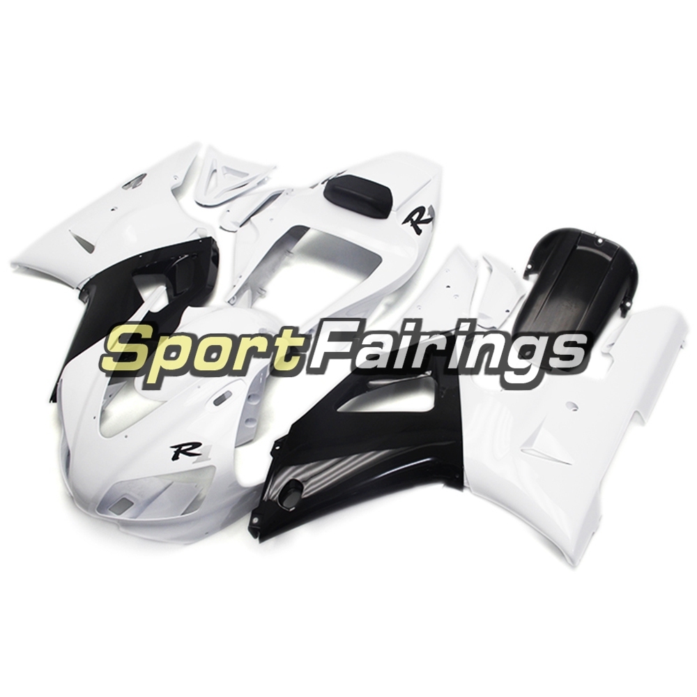 Fairing Kit Fit For Yamaha YZF R1 1998 1999 - White Black