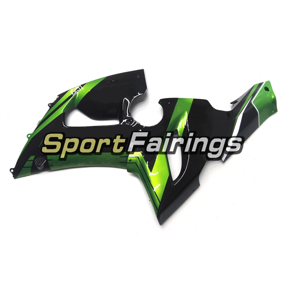 Fairing Kit Fit For Kawasaki ZX6R 2005 - 2006 - Green Black