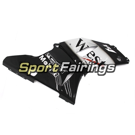 Fairing Kit Fit For Yamaha YZF R1 2000 2001 - Black White