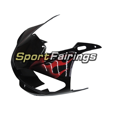 Fairing Kit Fit For Yamaha YZF R6 1998 - 2002 - Black Red Flames