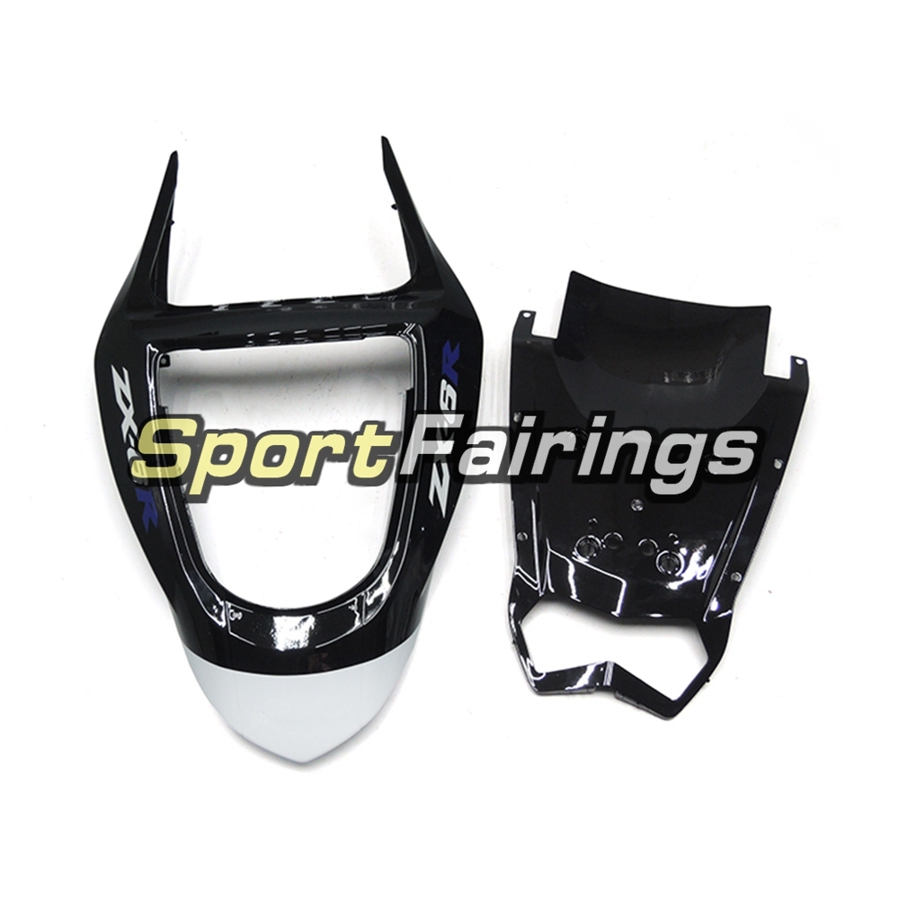 Fairing Kit Fit For Kawasaki ZX6R 2003-2004- White Black