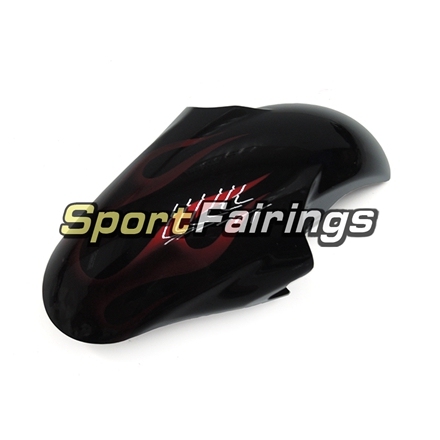 Fairing Kit Fit For Yamaha YZF R6 1998 - 2002 - Black Red Flames