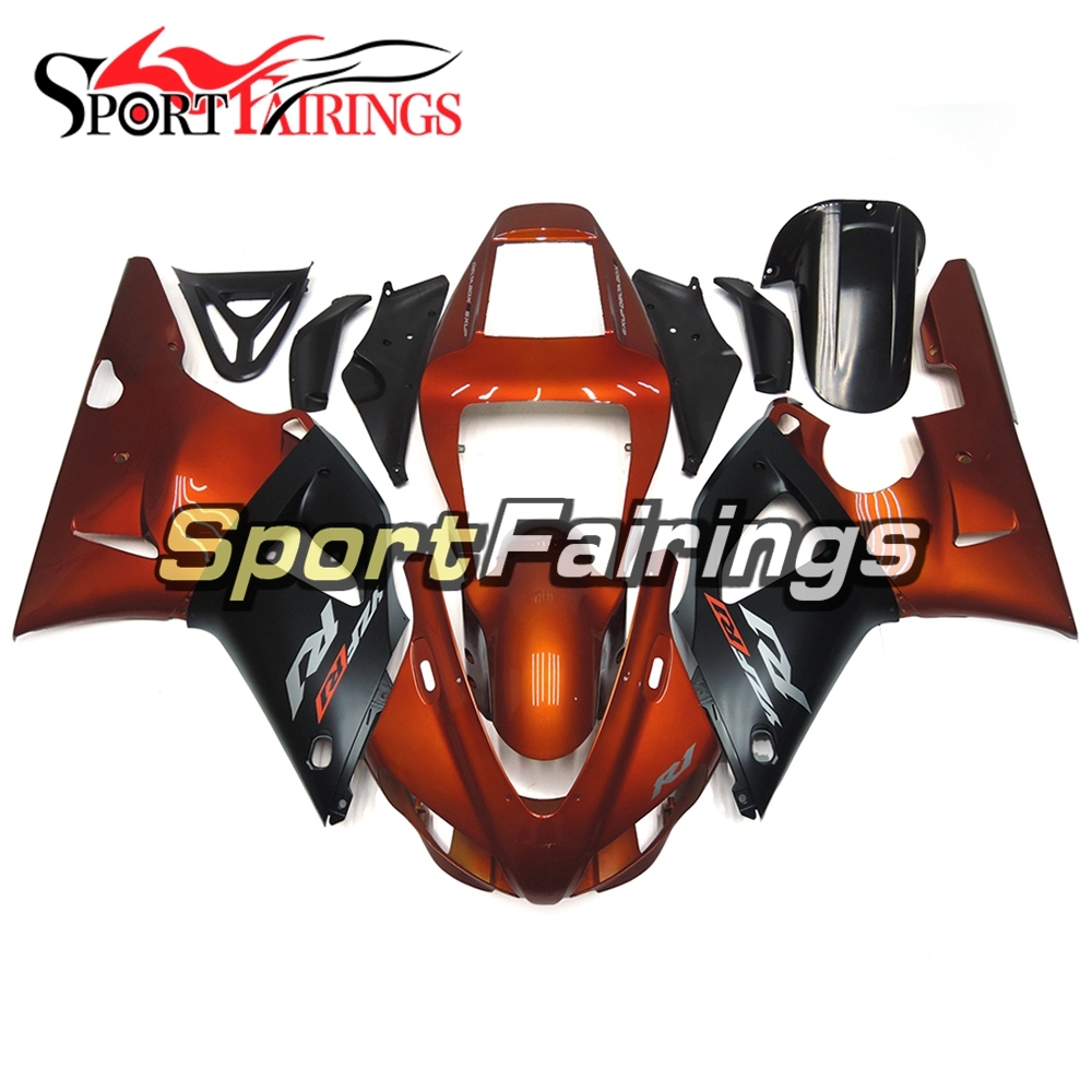 Fairing Kit Fit For Yamaha YZF R1 1998 1999 - Orange Black