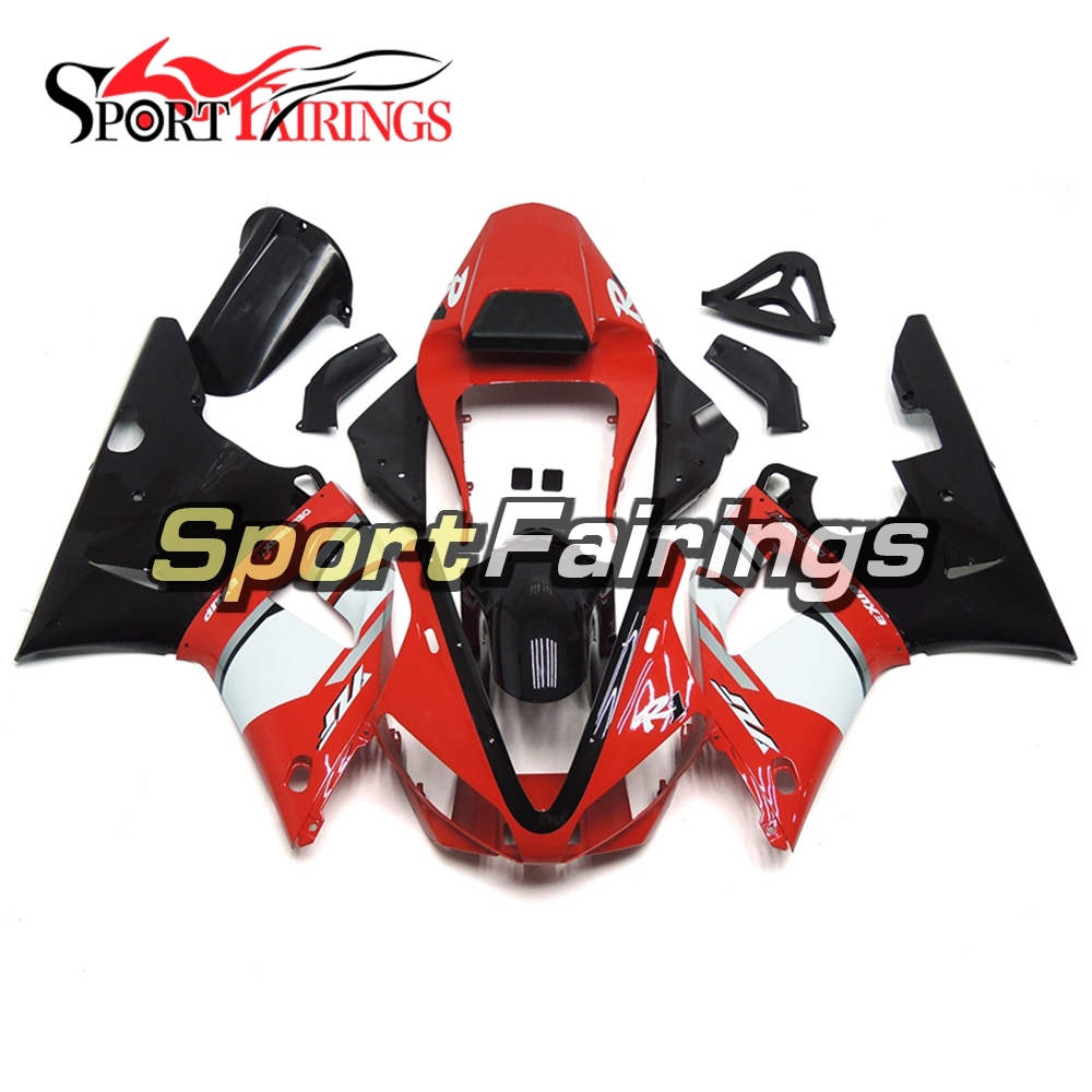 Fairing Kit Fit For Yamaha YZF R1 2000 2001 - Red Black White