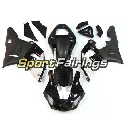 Fairing Kit Fit For Yamaha YZF R1 2000 2001 - Black White