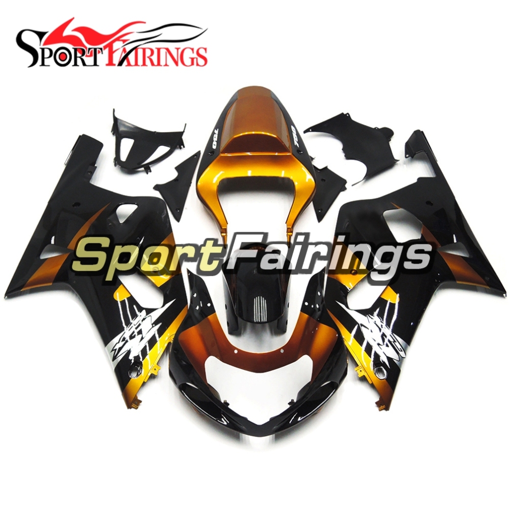 Fairing Kit Fit For Suzuki GSXR600 750 2000 - 2003 -Orange Black