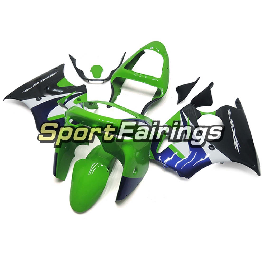 Fairing Kit Fit For Kawasaki ZX6R 1998 1999- Green Black