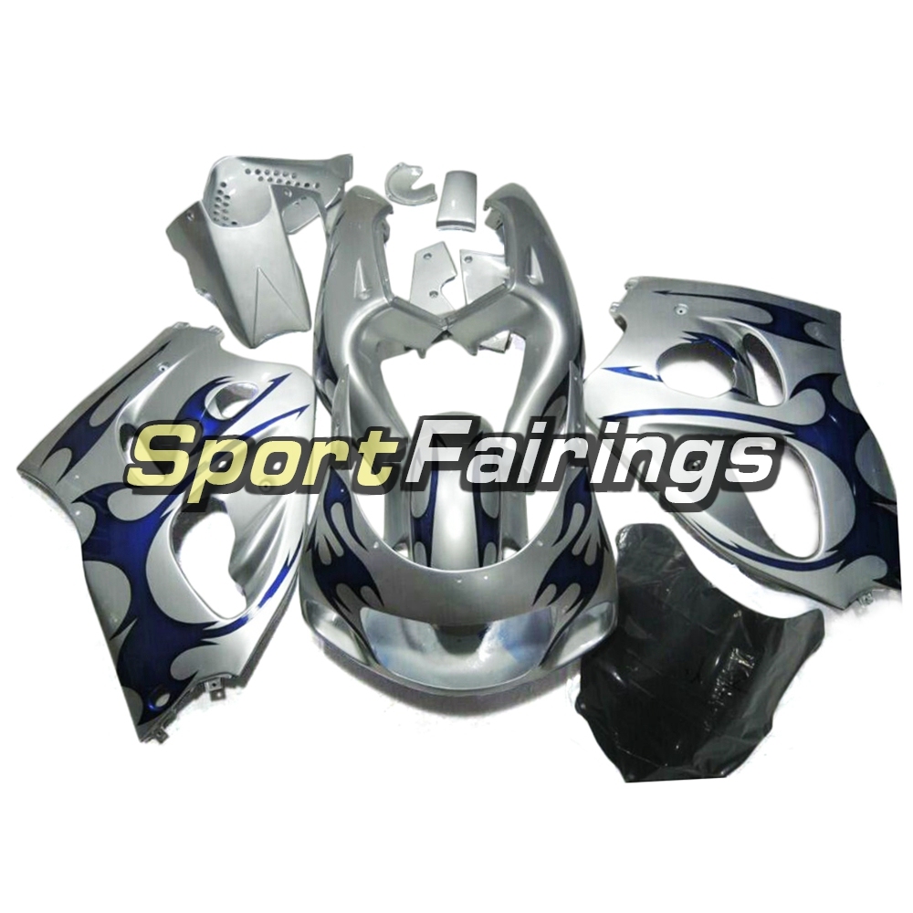 Fairing Kit Fit For Suzuki GSXR600 750 1996-1999 - Silver Blue