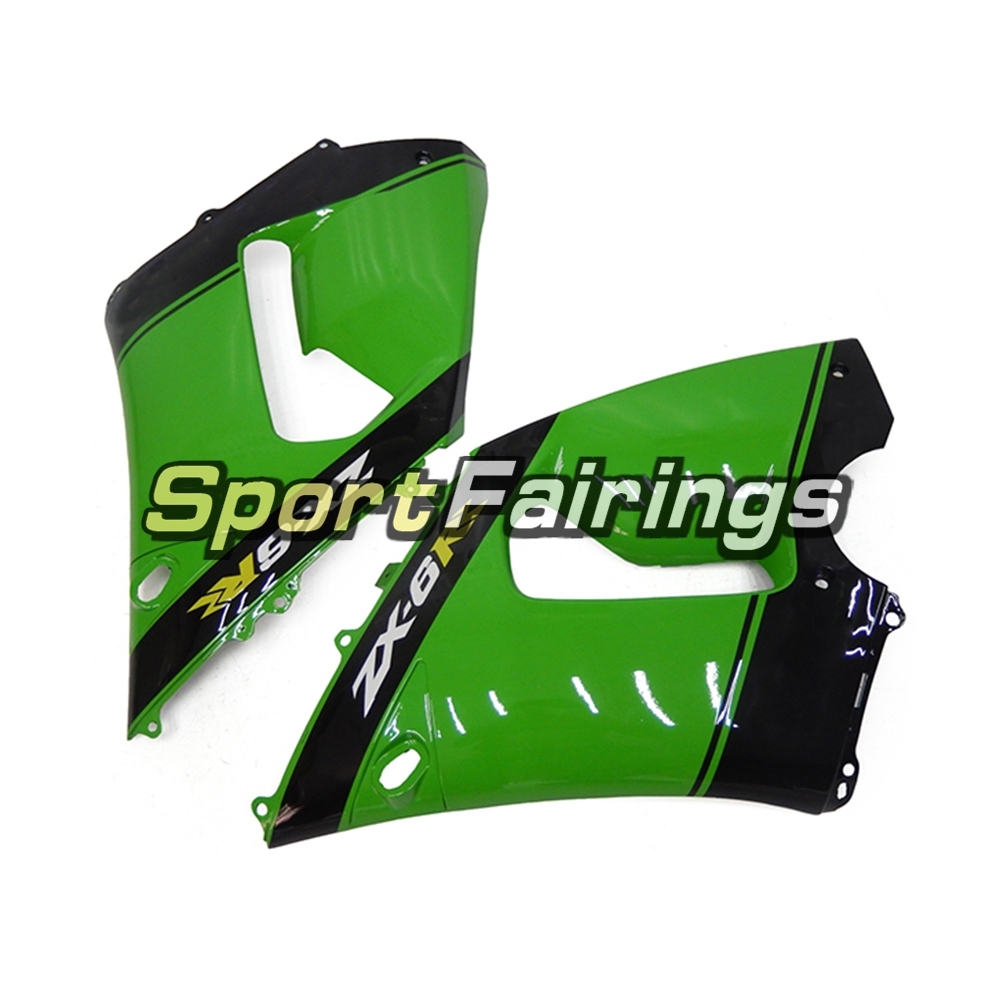 Fairing Kit Fit For Kawasaki ZX6R 2005 - 2006 - Nakano Green Black
