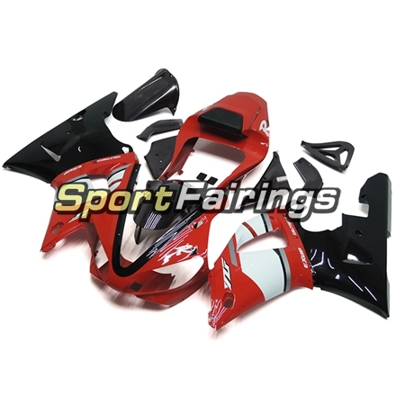 Fairing Kit Fit For Yamaha YZF R1 2000 2001 - Red Black White