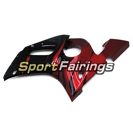 Fairing Kit Fit For Yamaha YZF R6 1998 - 2002 - Red Black