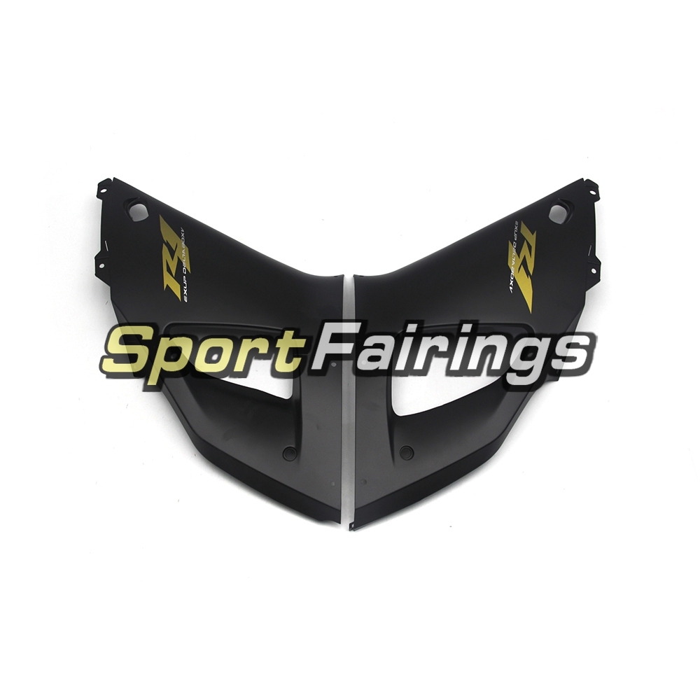 Fairing Kit Fit For Yamaha YZF R1 1998 1999 - Matte Black with Glod