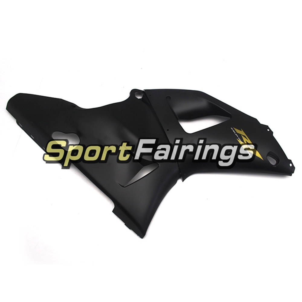 Fairing Kit Fit For Yamaha YZF R1 1998 1999 - Matte Black with Glod