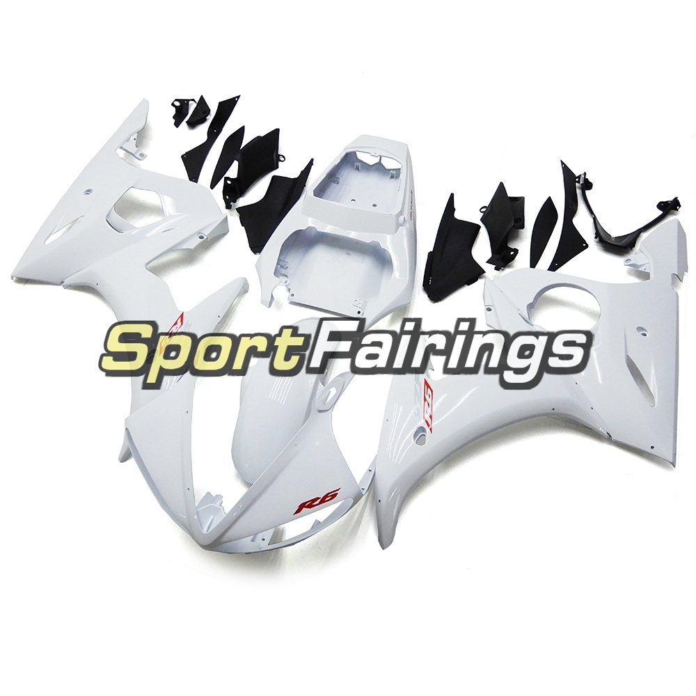 Fairing Kit Fit For Yamaha YZF R6 2003 2004 R6S 06 - 09 - Pearl White