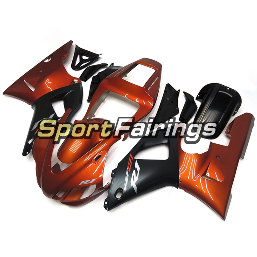 Fairing Kit Fit For Yamaha YZF R1 1998 1999 - Orange Black