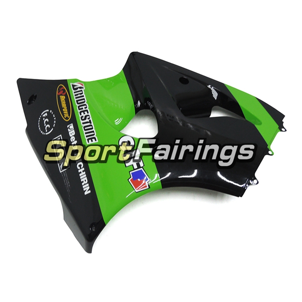 Fairing Kit Fit For Kawasaki ZX6R 2000-2002- Elf Green Black