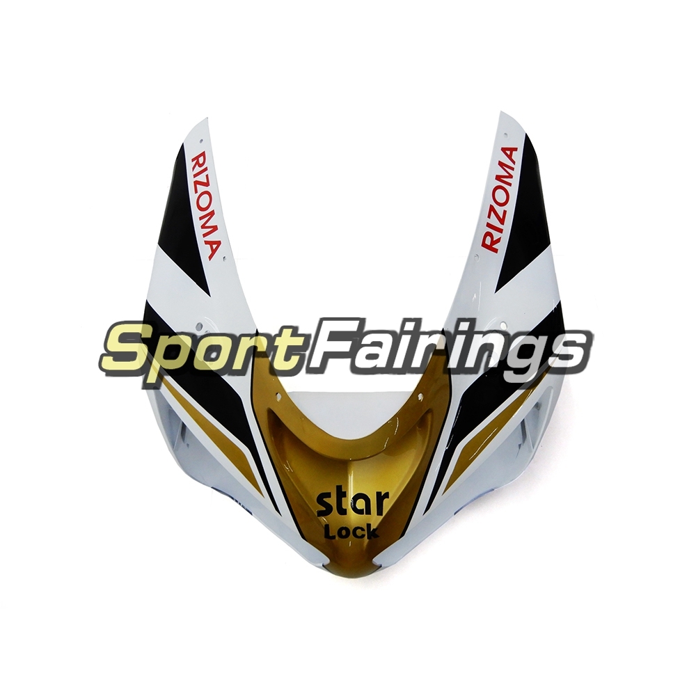 Fairing Kit Fit For Kawasaki ZX6R 2005-2006- Star Lock White Black