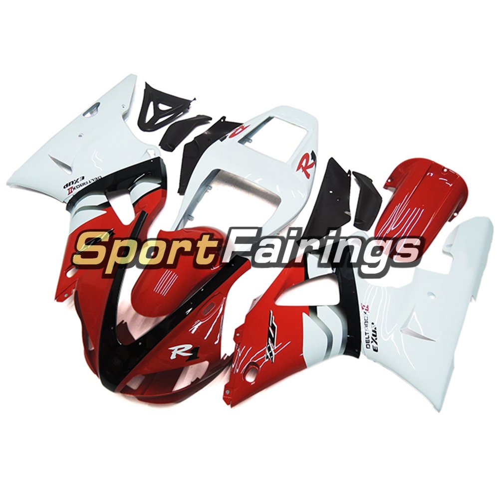 Fairing Kit Fit For Yamaha YZF R1 1998 1999 - White Red