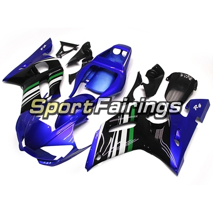 Fairing Kit Fit For Yamaha YZF R6 1998 - 2002 - Blue