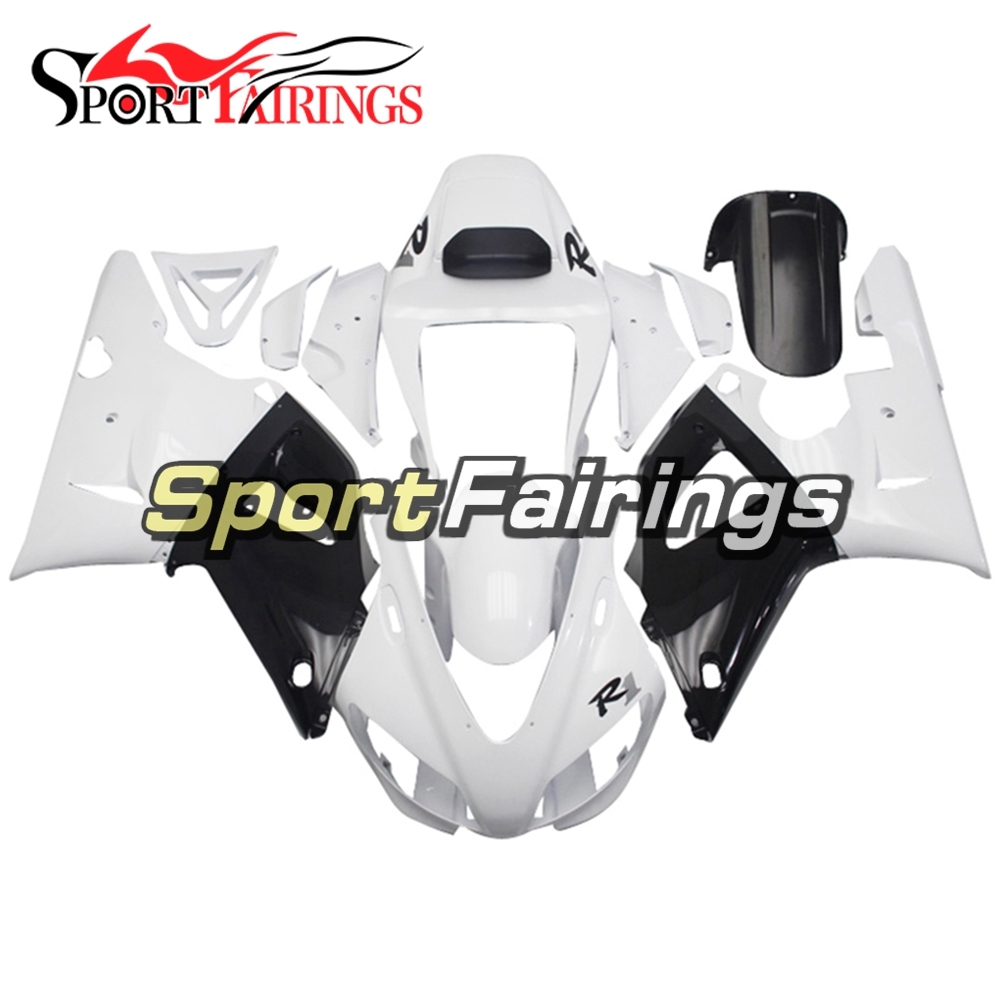 Fairing Kit Fit For Yamaha YZF R1 1998 1999 - White Black