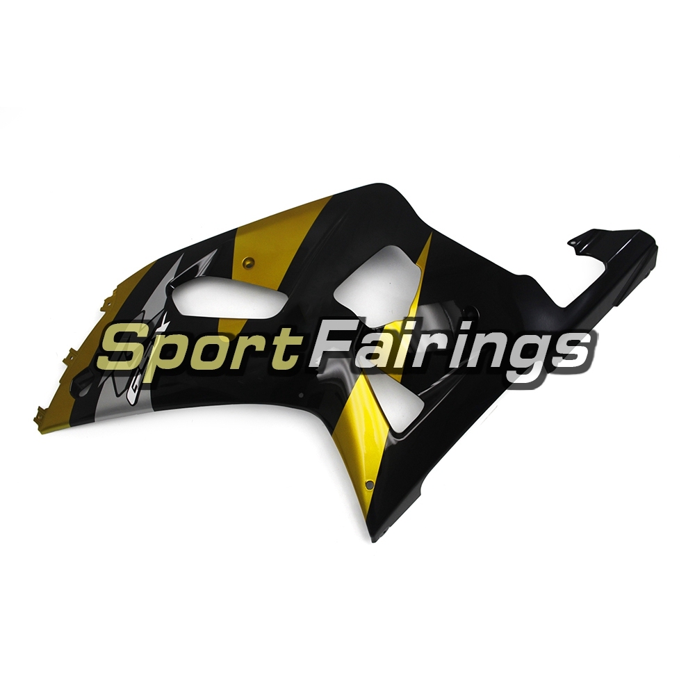 Fairing Kit Fit For Suzuki GSXR600 750 2000 - 2003 -Gold Black