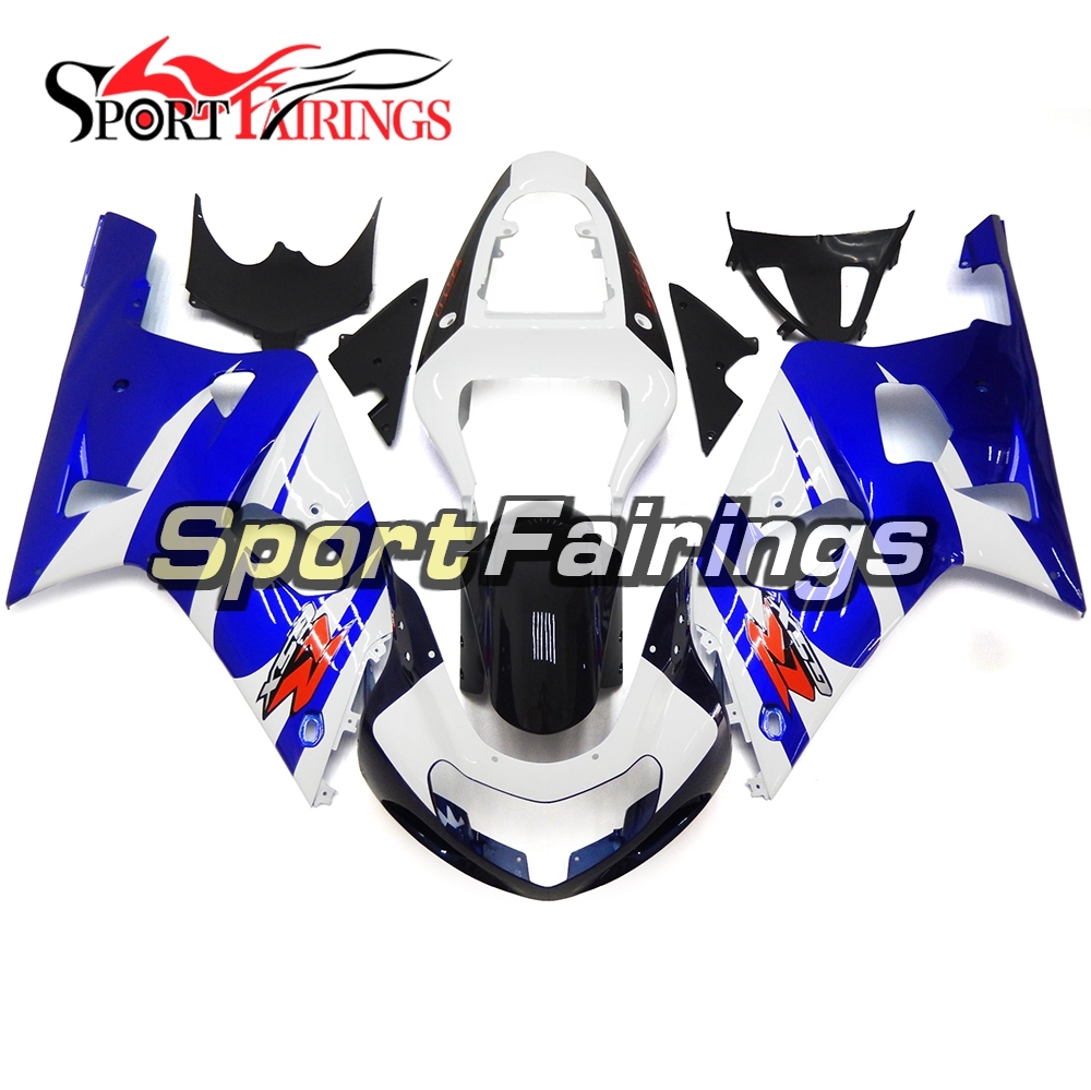 Fairing Kit Fit For Suzuki GSXR600 750 2000 - 2003 -Blue White