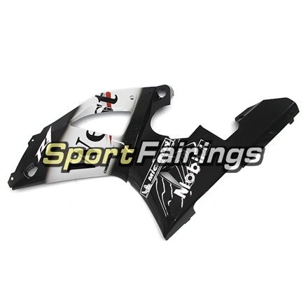 Fairing Kit Fit For Yamaha YZF R1 2000 2001 - Black White