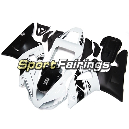 Fairing Kit Fit For Yamaha YZF R1 2000 2001 - White Black