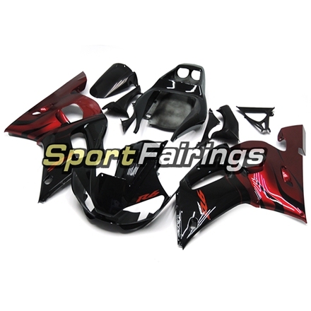 Fairing Kit Fit For Yamaha YZF R6 1998 - 2002 - Red Black