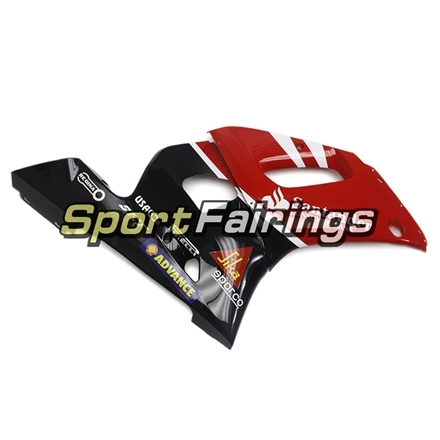 Fairing Kit Fit For Yamaha YZF R6 1998 - 2002 - Red Black