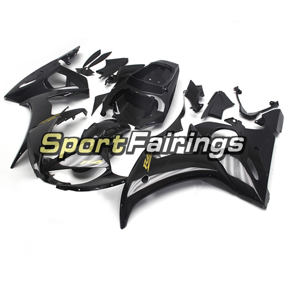 Fairing Kit Fit For Yamaha YZF R6 2003 2004 R6S 06 - 09 -  Gloss Black