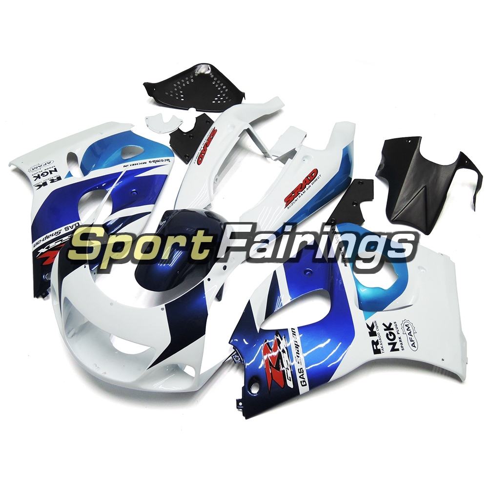 Fairing Kit Fit For Suzuki GSXR600 750 1996-1999 -Blue White