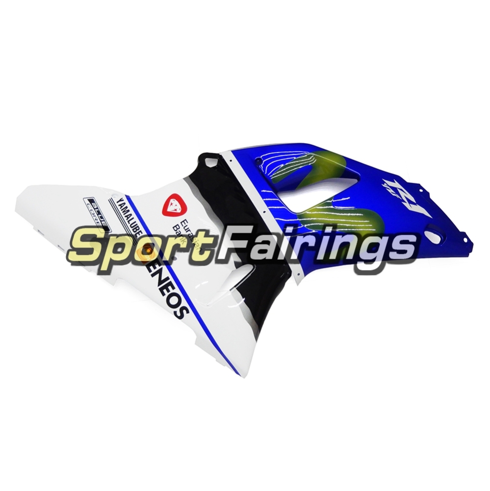 Fairing Kit Fit For Yamaha YZF R1 2000 2001 - Blue White