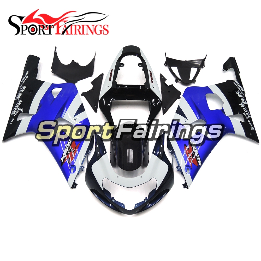 Fairing Kit Fit For Suzuki GSXR600 750 2000-2003 -Black Blue